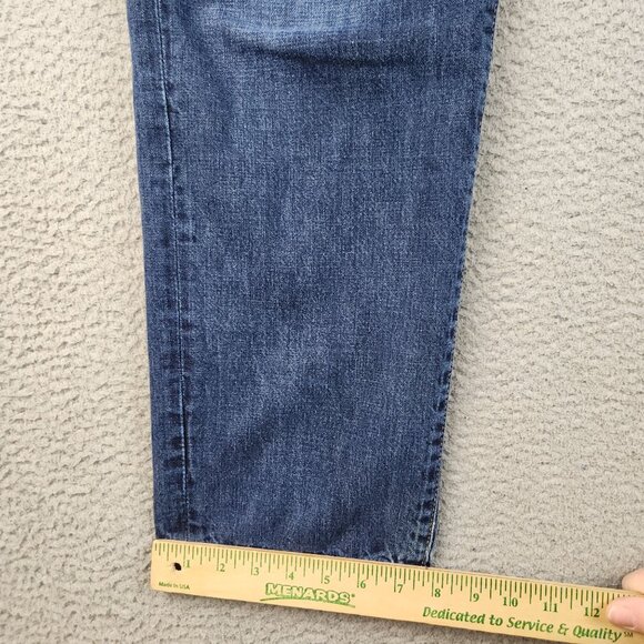 Lucky Brand 221 Jeans Mens 38x30 Blue Denim Straight Leg Classic Everyday Casual - Picture 4 of 12